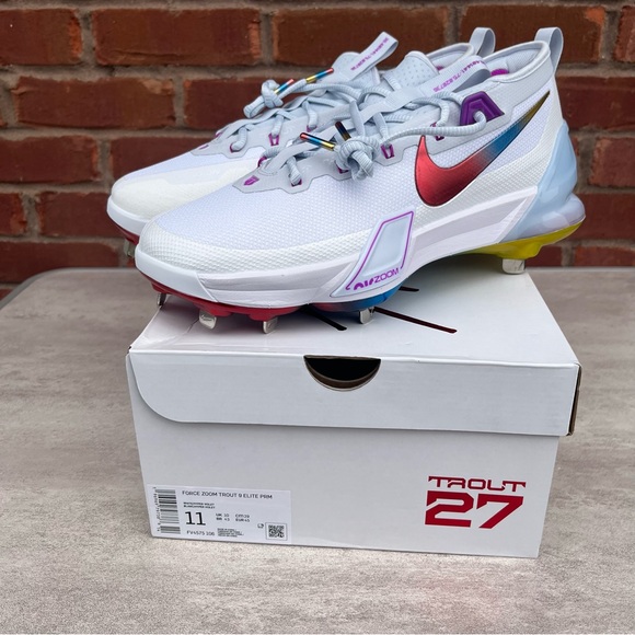 NWT Men’s Nike Force Zoom Trout 9 Elite PRM Baseball Cleats New With Box - Picture 2 of 13